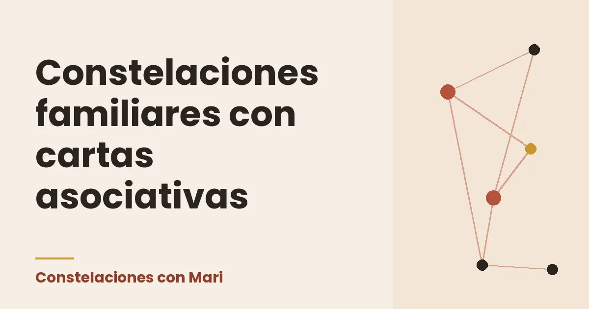 Cuatro cartas con ilustraciones de paisajes y objetos, puestas boca arriba sobre una mesa de madera a distintas distancias, junto a un mazo cerrado